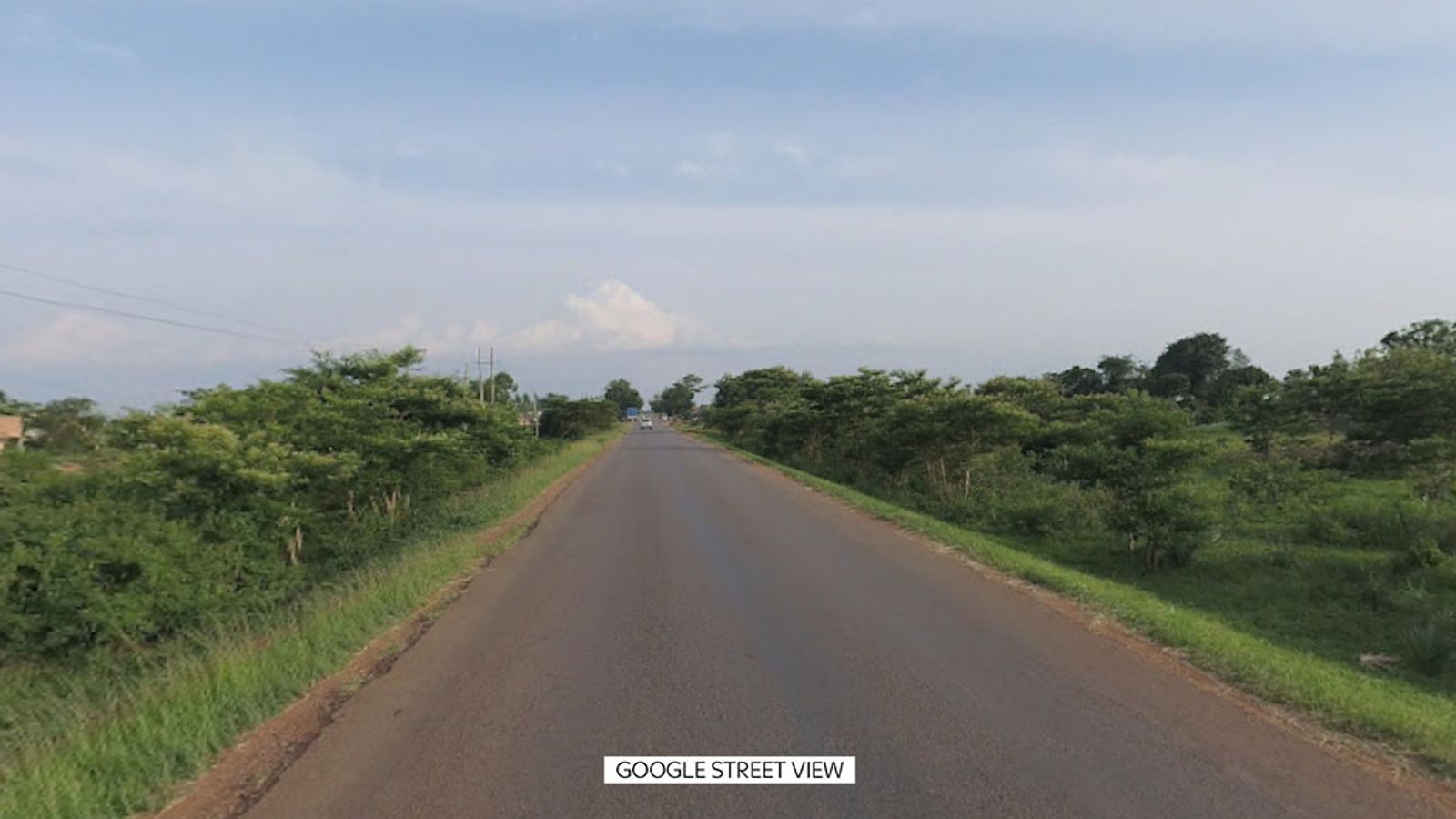 The crash happened on the Kampala-Gulu highway - a major road in Uganda. Pic: Google Street View