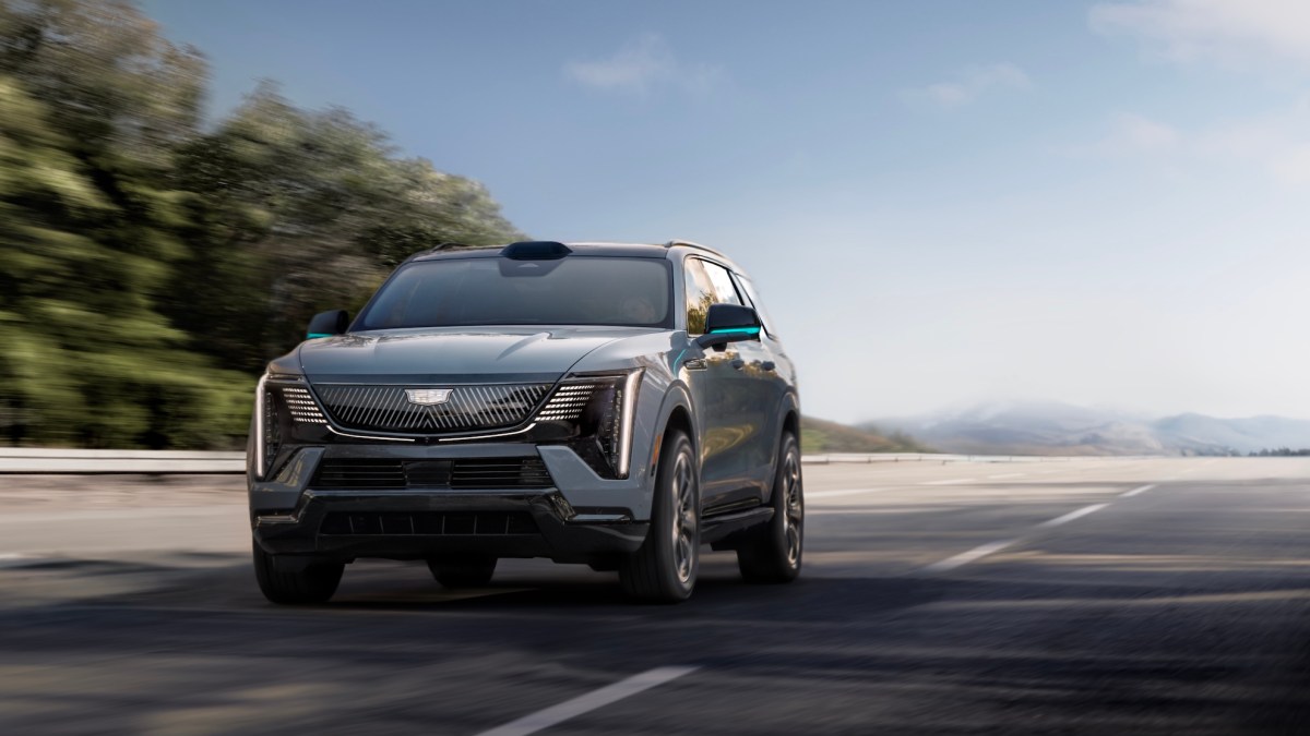 Cadillac Escalade IQ on the road