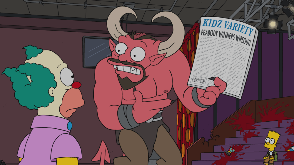 A trilha sonora de Treehouse of Horror XXXVI foi inspirada em 'Tubarão'
