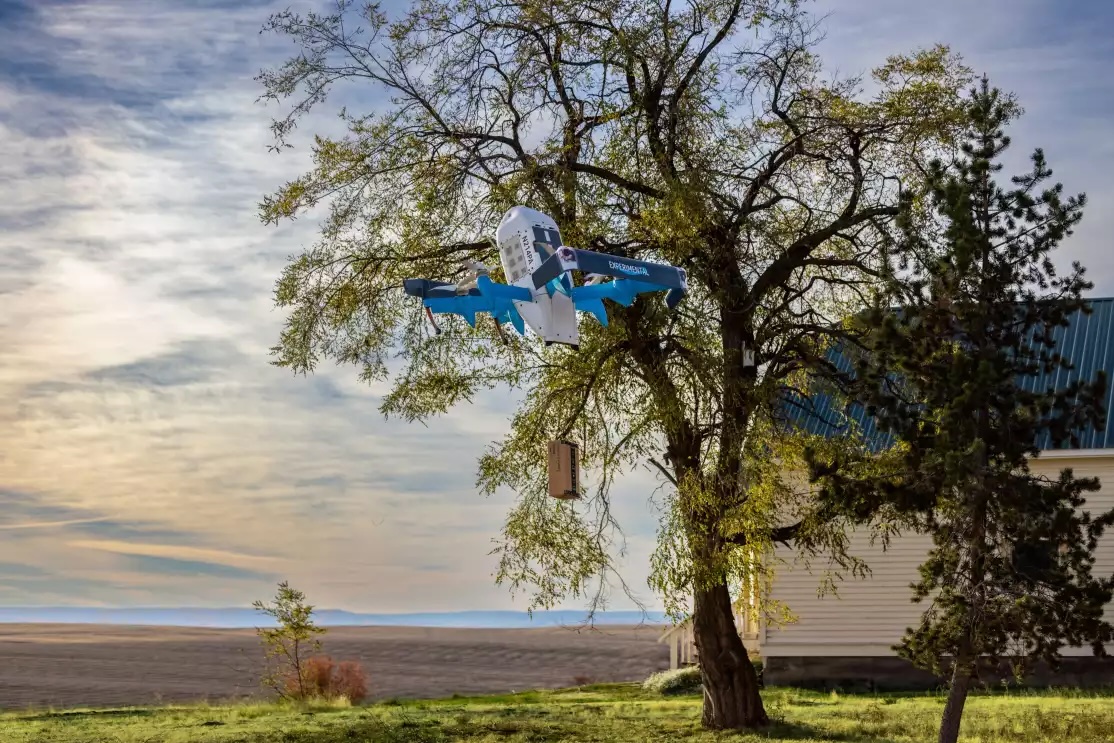 Amazon para retomar a entrega dos drones após um acidente no Arizona