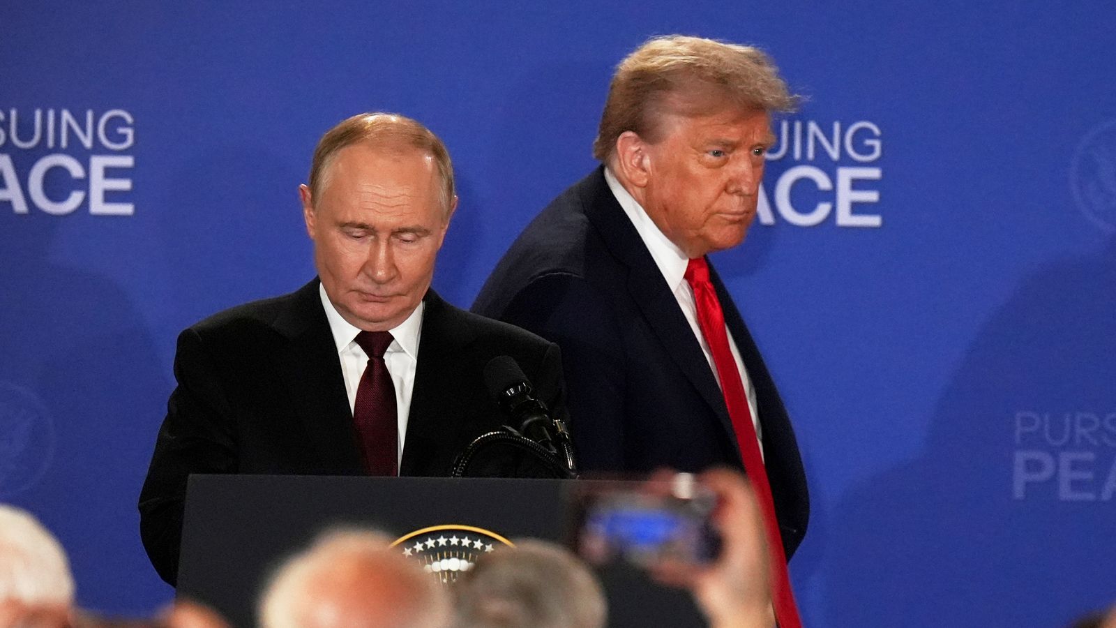 Trump has cancelled his planned meeting with Putin. AP file pic