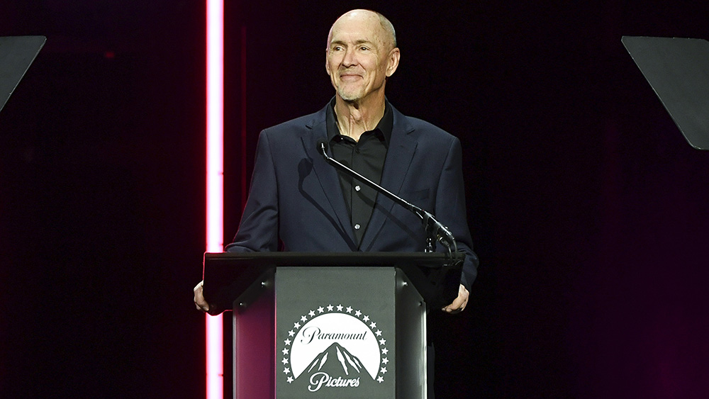 LAS VEGAS, NEVADA - APRIL 03: Chris Aronson, President, Domestic Distribution, Paramount Pictures speaks onstage during the Paramount Pictures 2025 CinemaCon Footage Presentation at The Colosseum at Caesars Palace in Las Vegas, Nevada on April 03, 2025. (Photo by Mindy Small/Getty Images for Paramount Pictures)