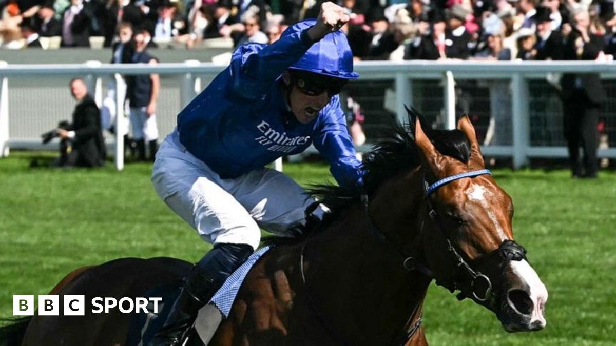 William Buick winning at Royal Ascot on Ombudsman