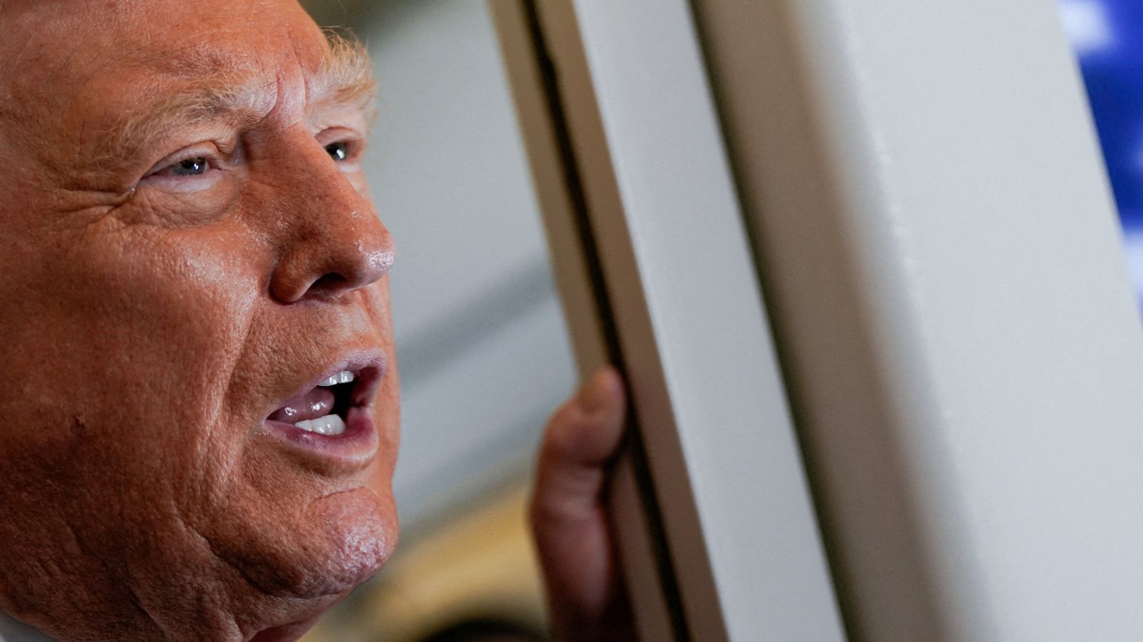 Donald Trump said he's ready to 'save our Great Christian population around the World!' Pic: Reuters