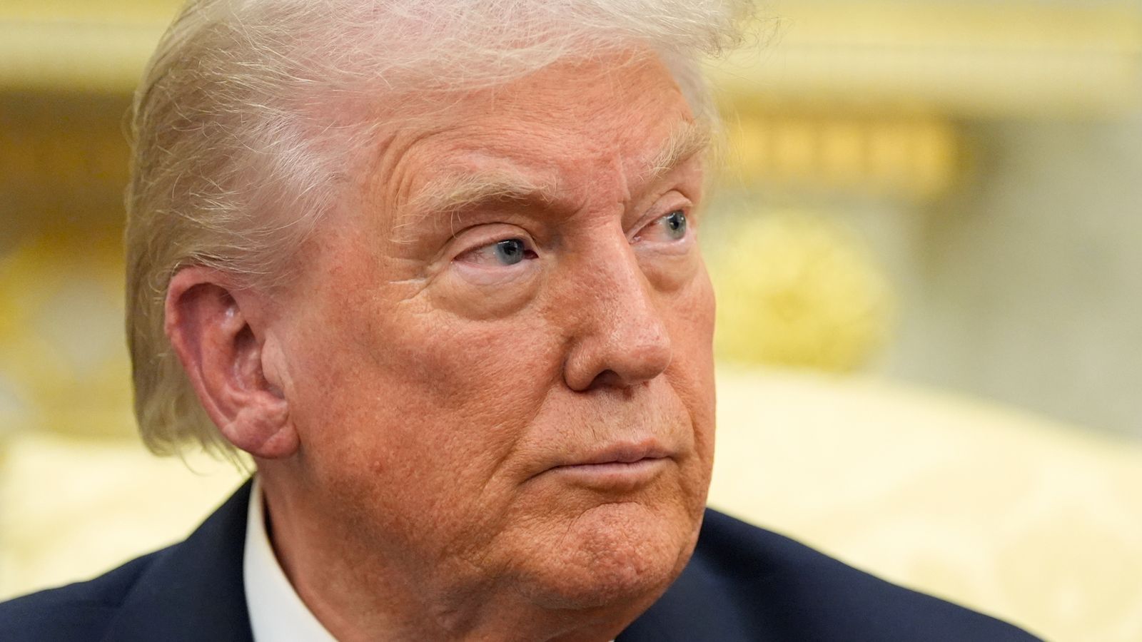 Donald Trump's sanctions are a sign of his growing frustration with Russia. Pic: AP