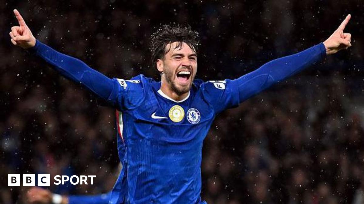 Marc Guiu celebrates his goal against Ajax