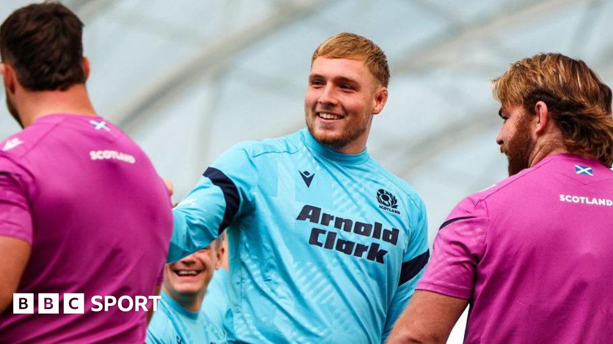 Scotland's Liam McConnell during training