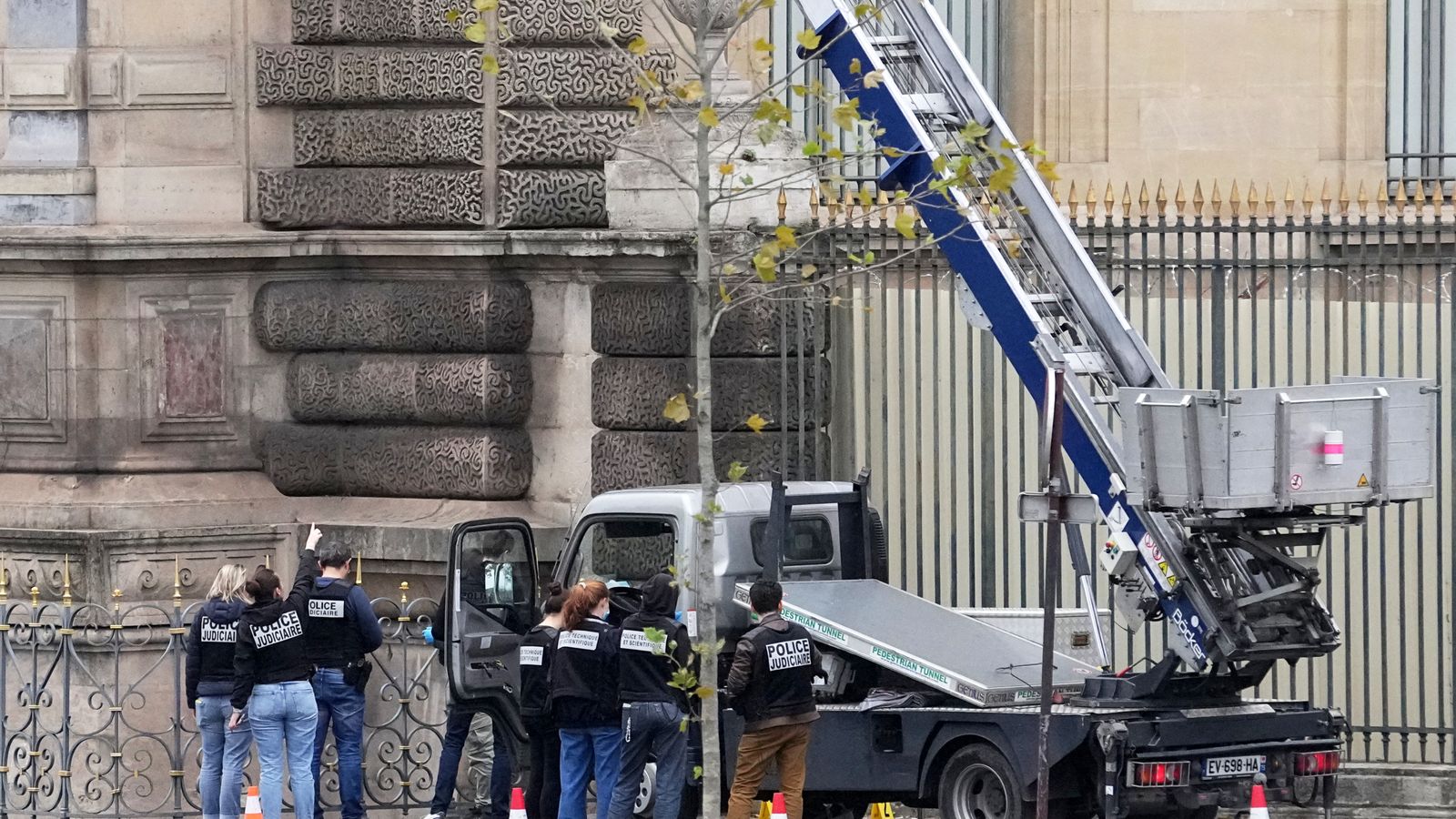The lift's manufacturer is making the most of the product's time in the spotlight. Pic: AP