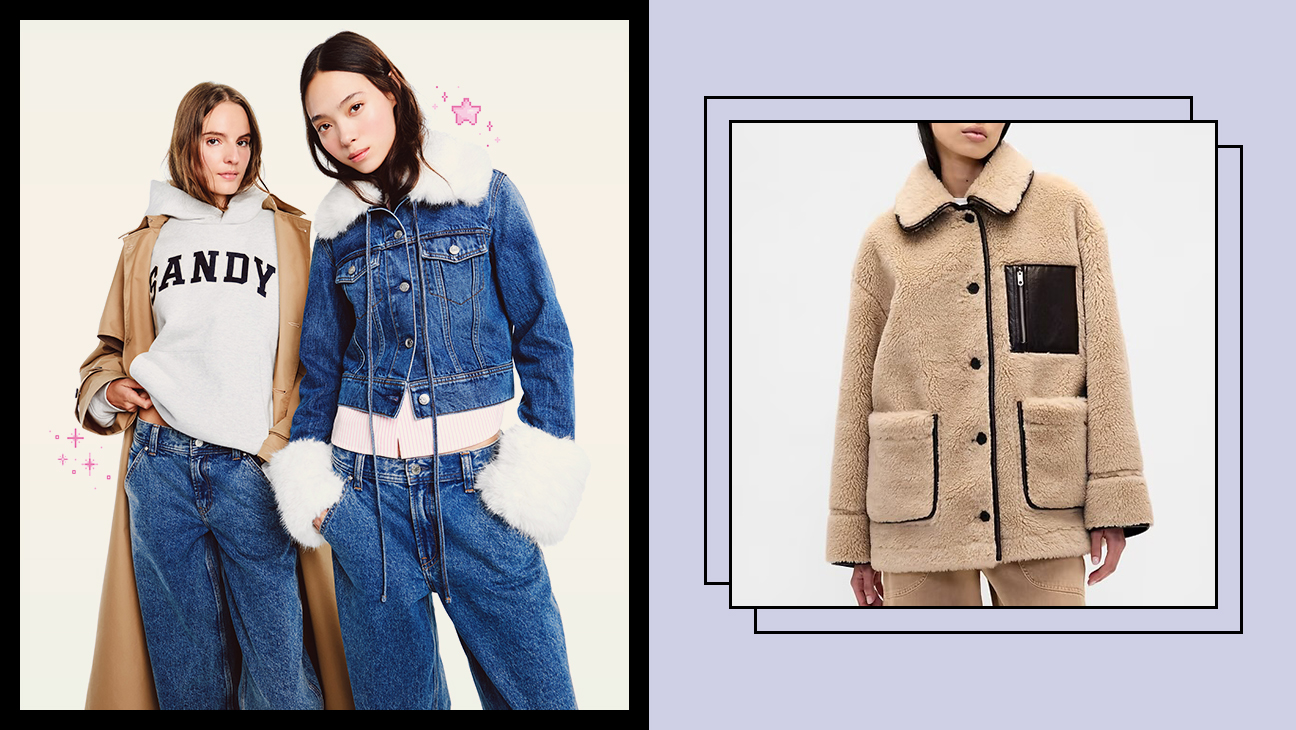 Gap × Sandy Liang Pleated Denim Mini Skirt