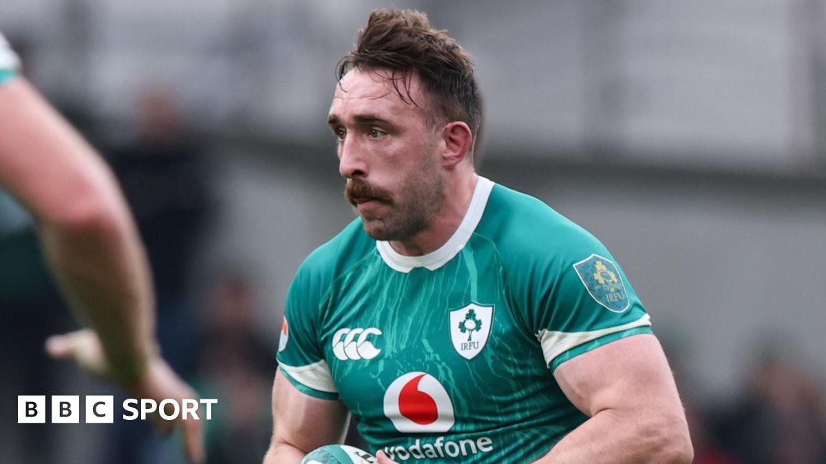 Jack Conan playing for Ireland