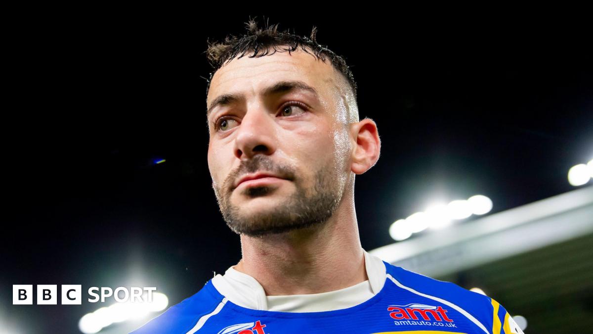 Jake Connor looks on whilst playing for Leeds Rhinos