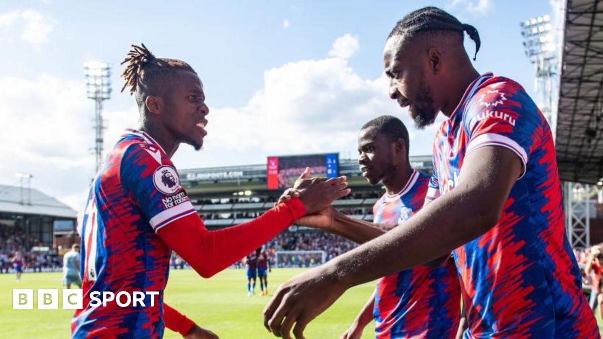 Jean-Philippe Mateta and Wilfried Zaha