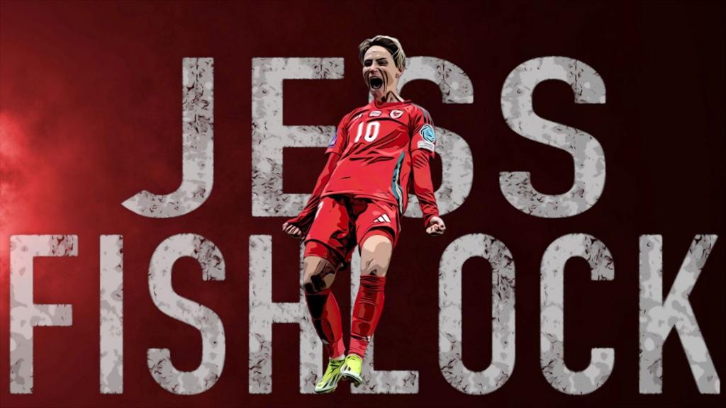 Jess Fishlock celebrates