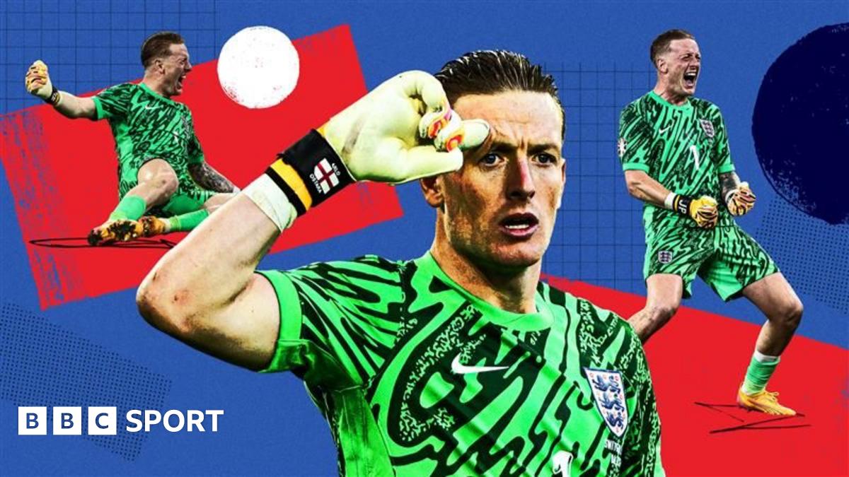 England goalkeeper Jordan Pickford