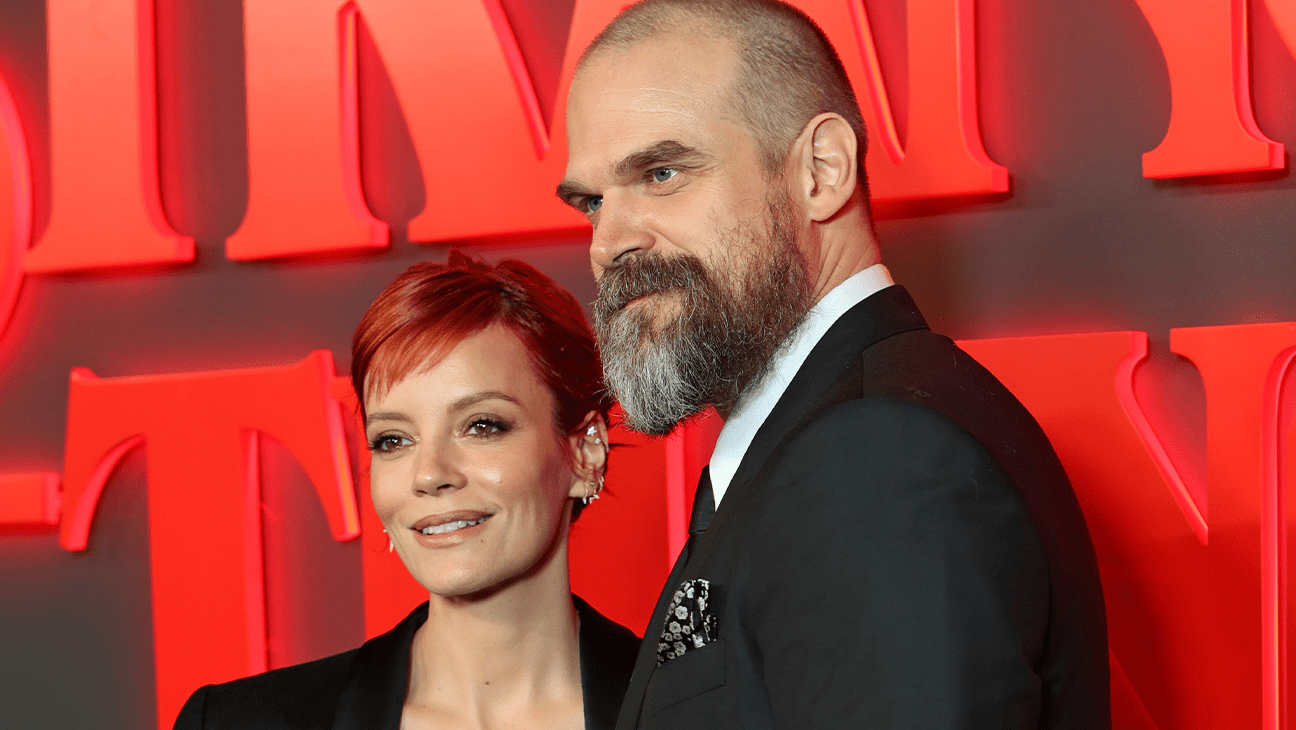 Lily Allen and David Harbour