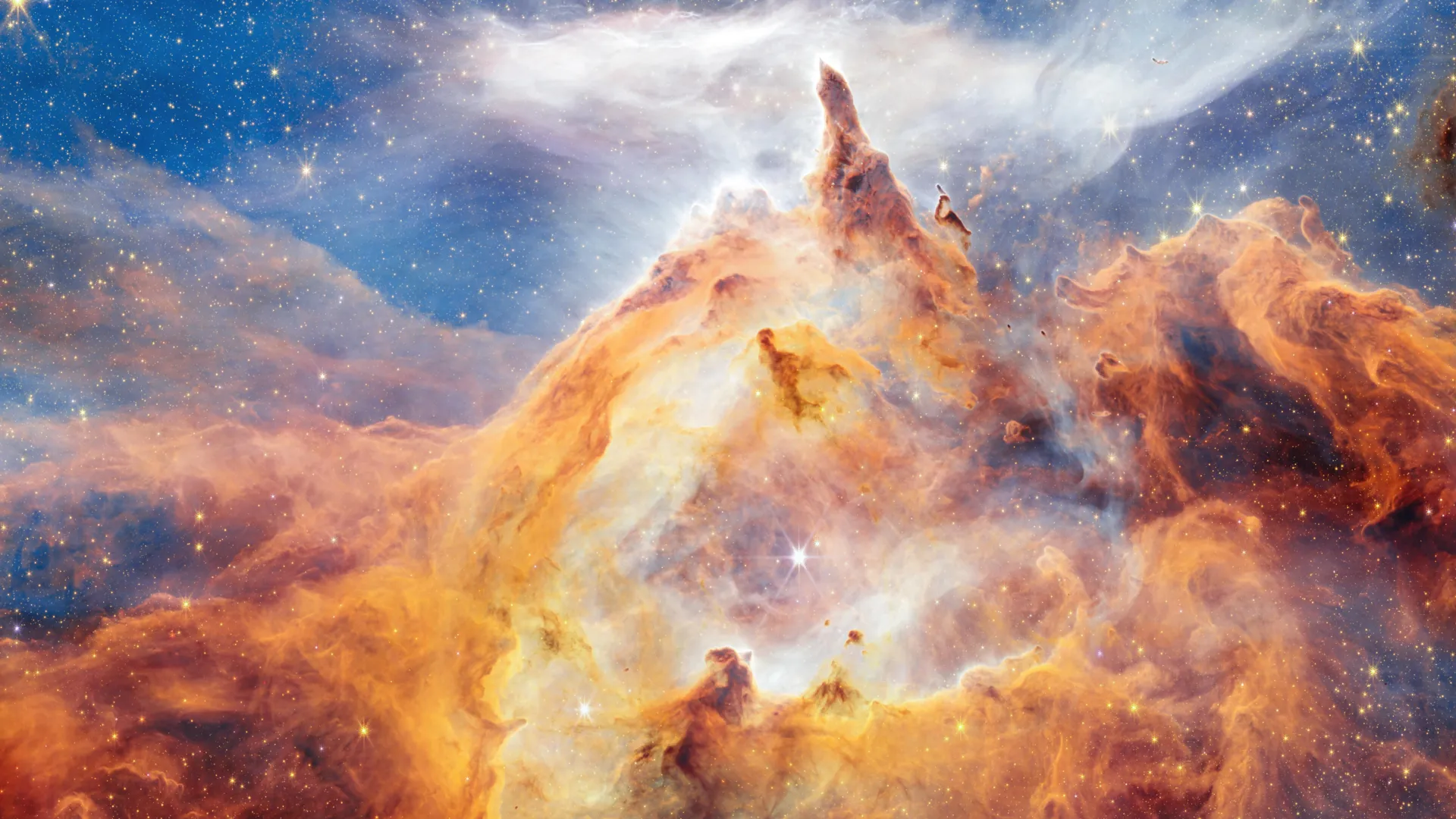 Milhares de estrelas recém -nascidas brilhantes acendem na visualização da nebulosa de lagosta de Webb
