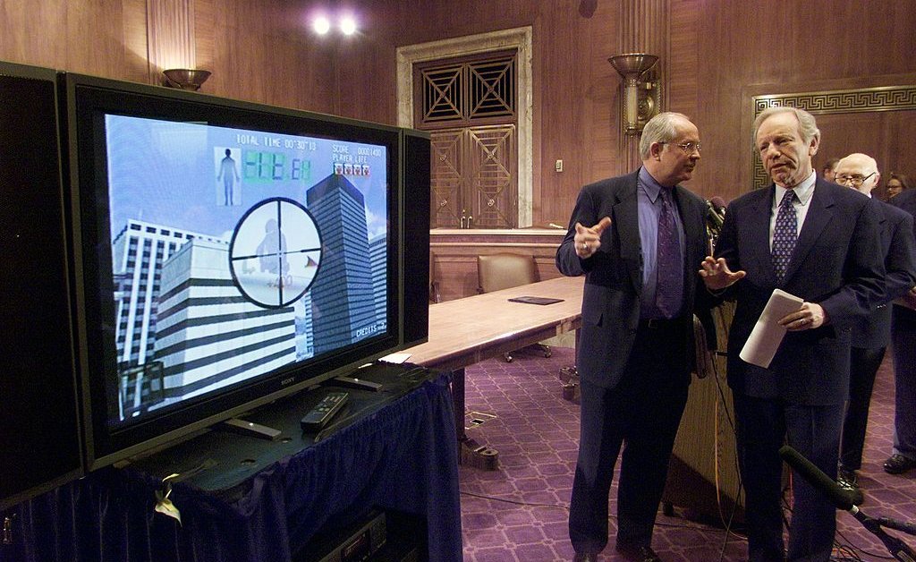 Os videogames há muito são um bode expiatório conveniente