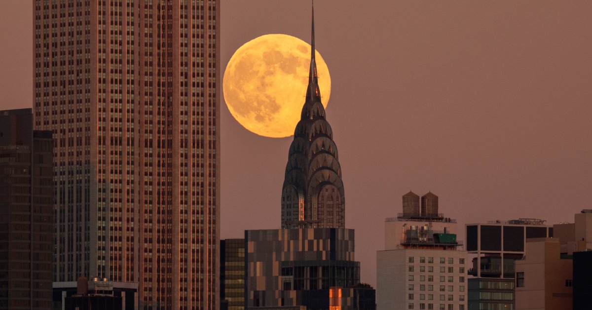 Outubro de 2025 Supermoon: como e quando você pode vê -lo