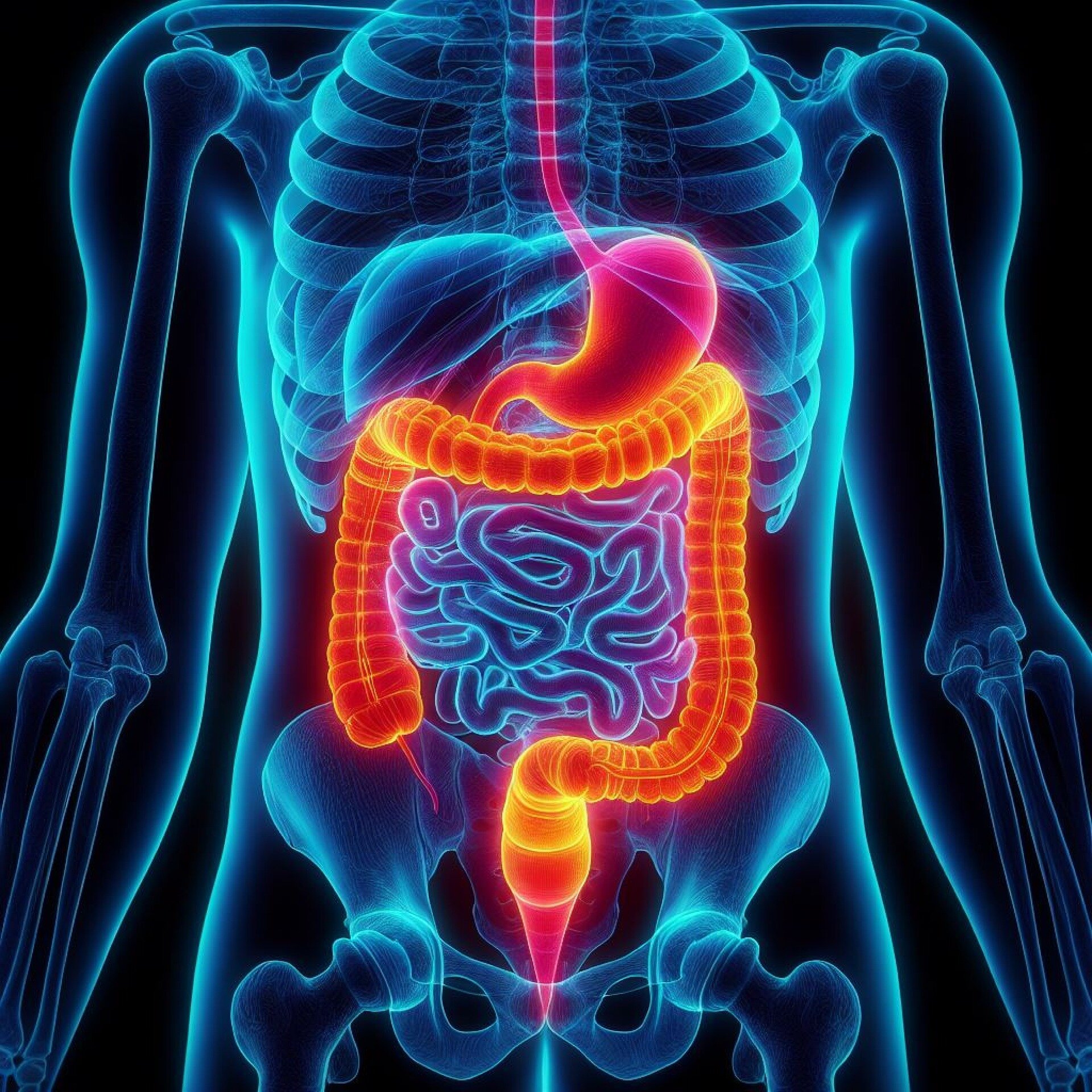 Principais componentes do sistema nervoso que influenciam o crescimento do tumor gastrointestinal