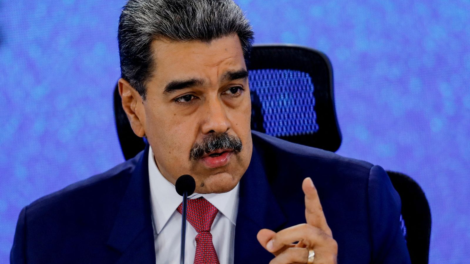 President Nicolas Maduro. Pic: Reuters