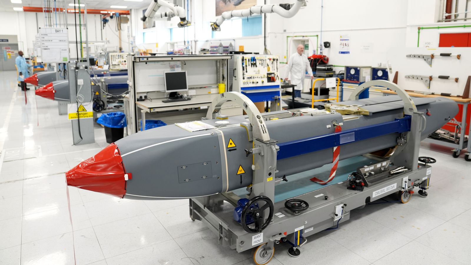 The UK gave Ukraine permission to use its Storm Shadow missiles inside Russia last year. Pic: PA
