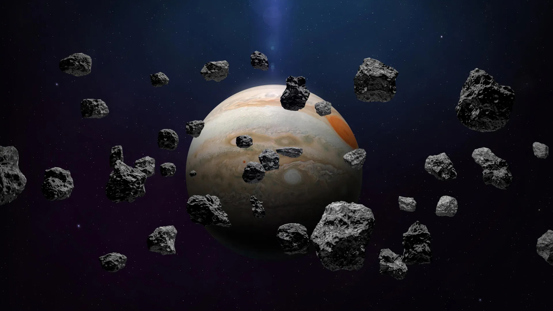 A juventude selvagem de Júpiter pode ter remodelado todo o Sistema Solar