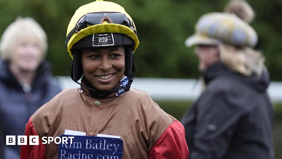 Aamilah Aswat pictured at Kempton where she rode Guchen