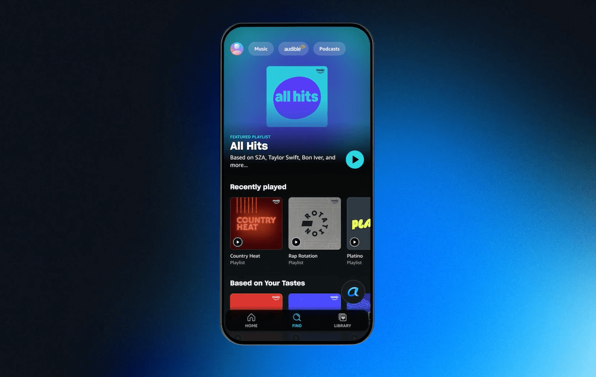 Alexa+ chega ao aplicativo Amazon Music