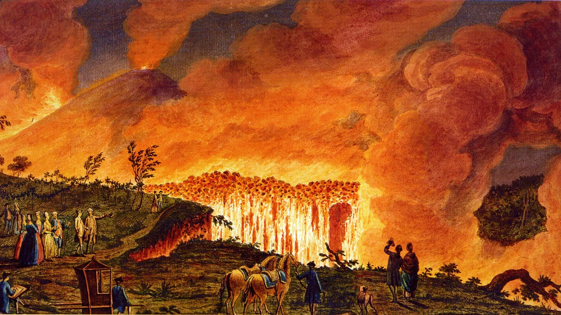 Após 250 anos, um vulcão mecânico do século XVIII ganha vida