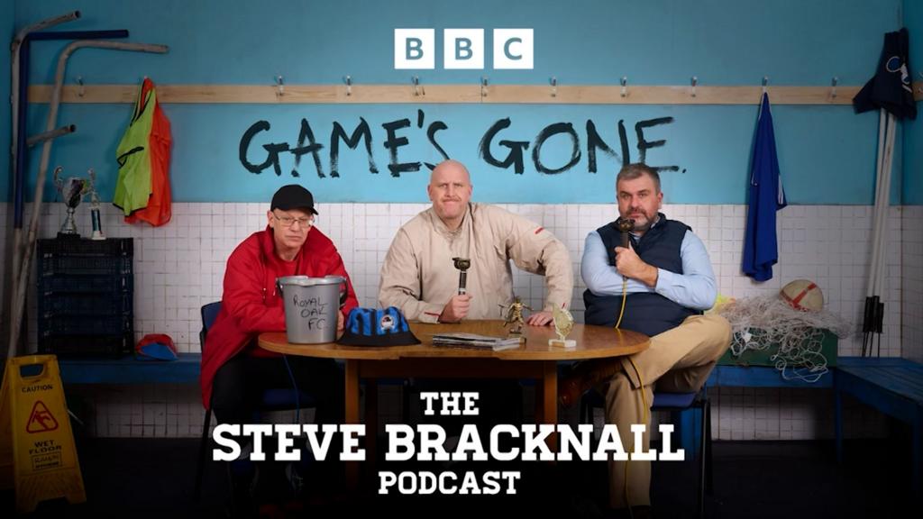 The Steve Bracknall Podcast is created and written by Chris McClure