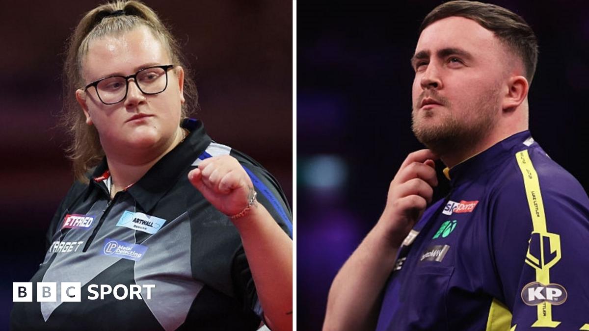 Beau Greaves and Luke Littler