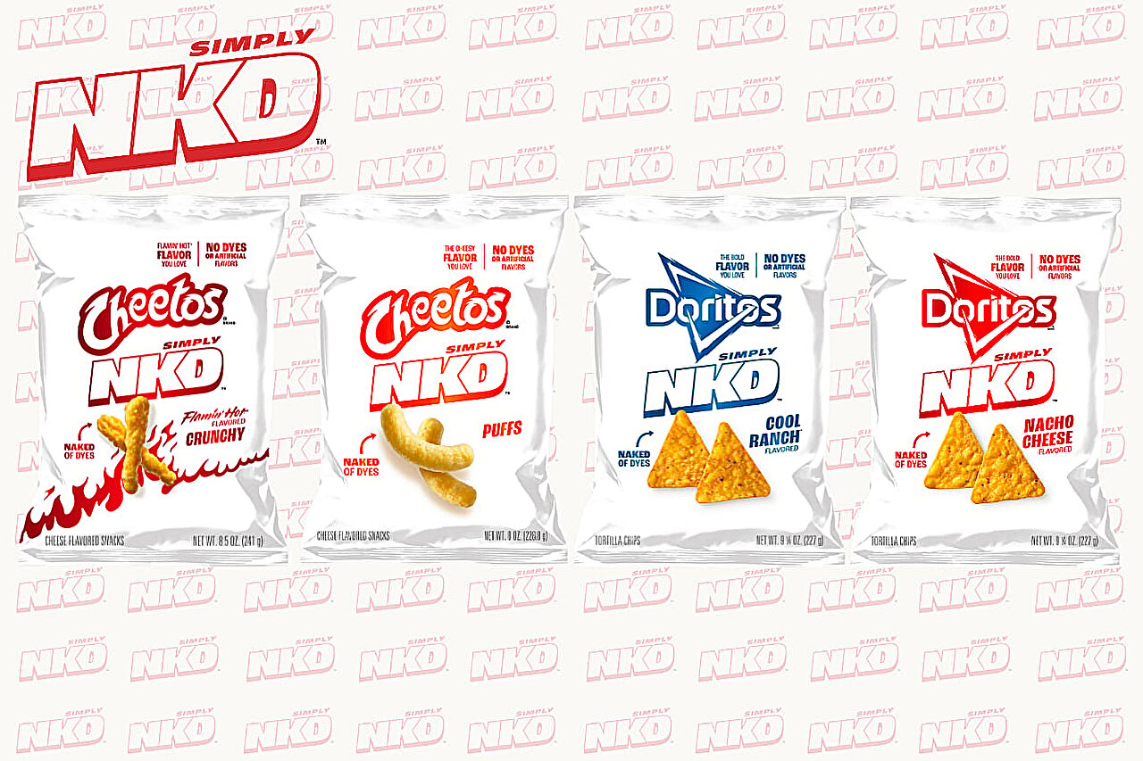 Cheetos e Doritos ganham uma transformação sem corantes com a nova linha ‘Simply NKD’