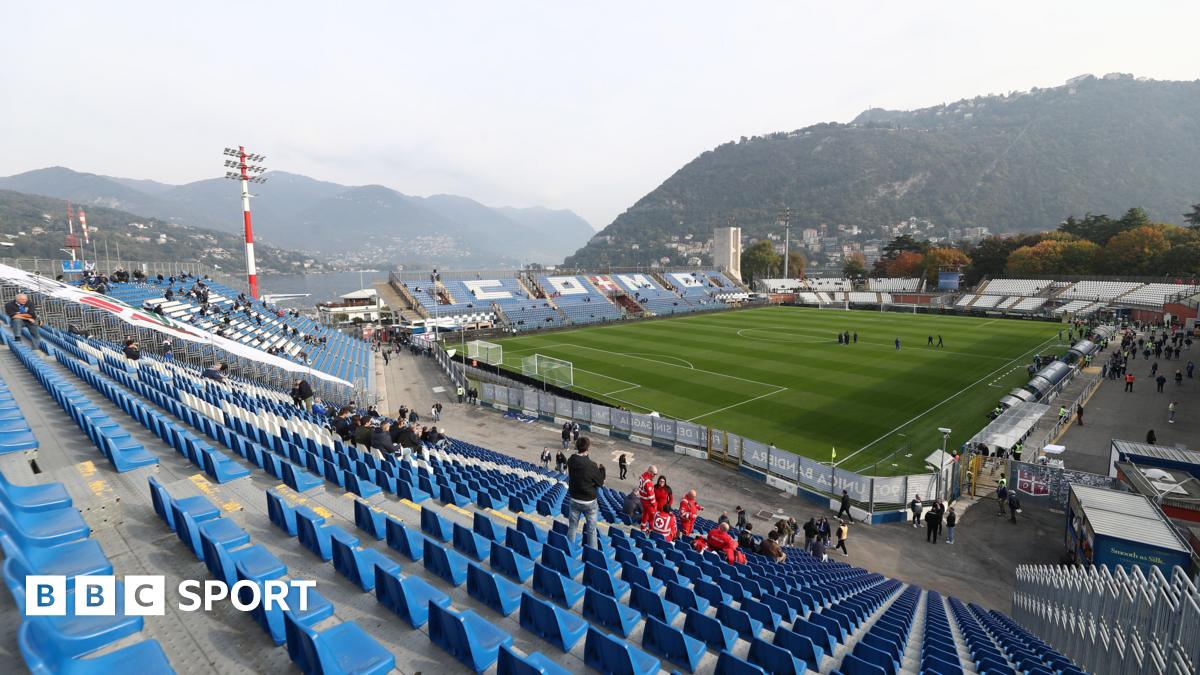 General view of Como's Giuseppe Sinigaglia Stadium