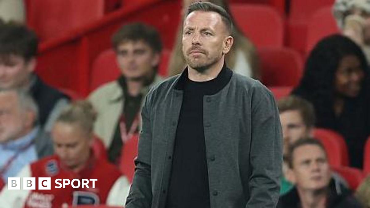 Wales manager Craig Bellamy watches his side play