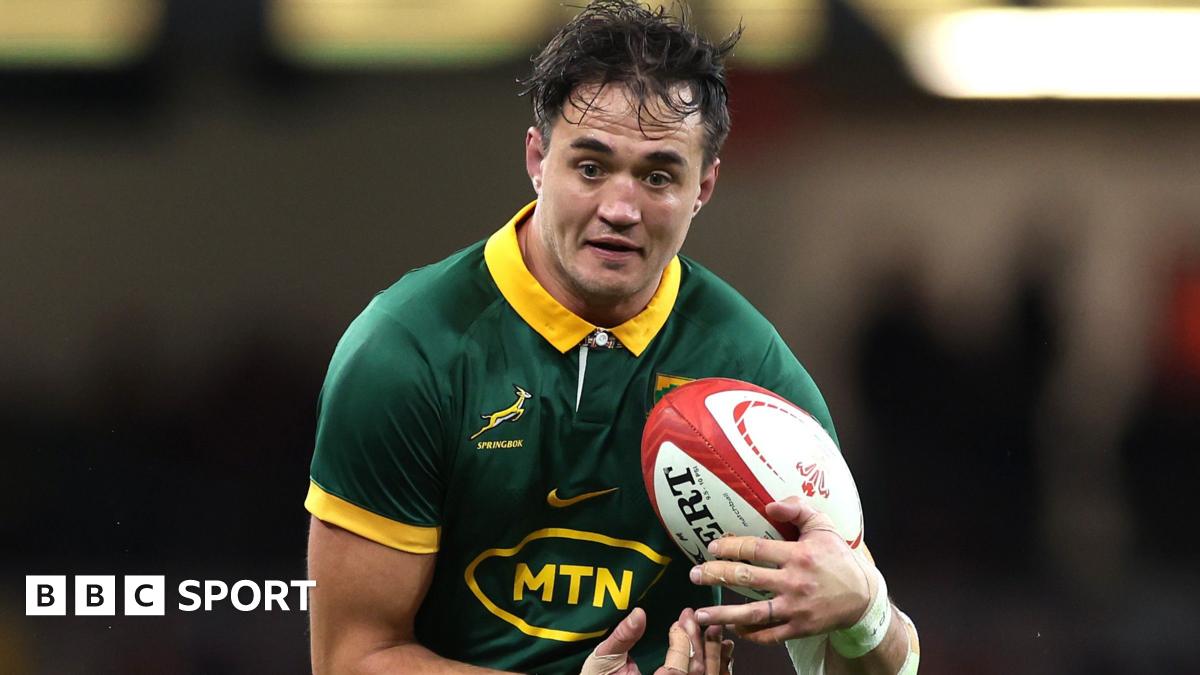 Franco Mostert is lifted in the line-out