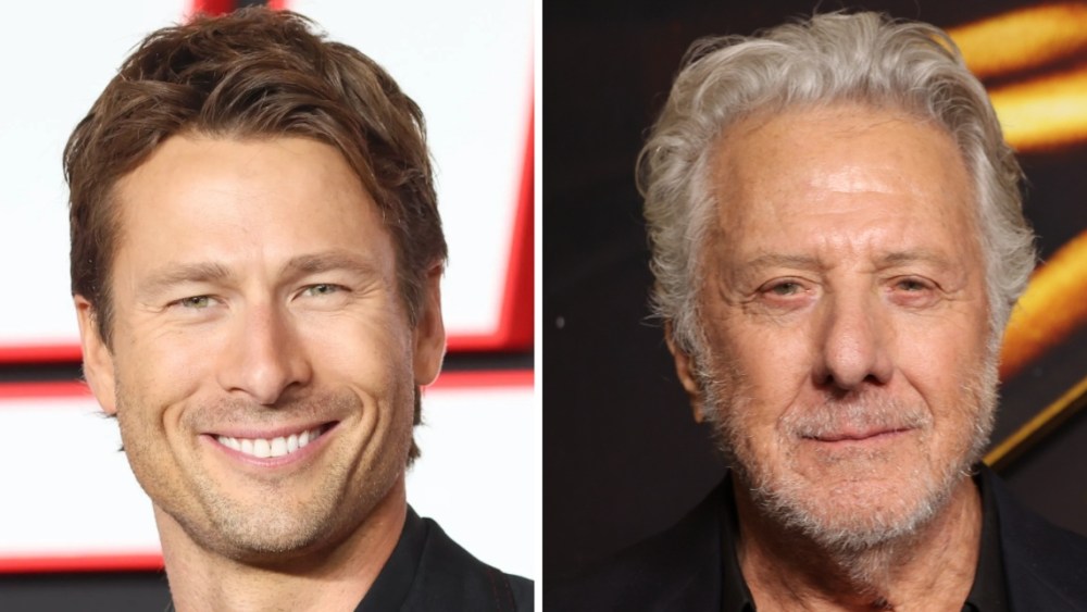 Glen Powell relembra o bombardeio de um roteiro lido com Dustin Hoffman