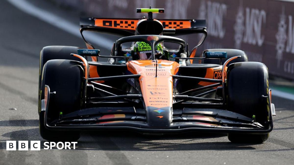 McLaren's Lando Norris during Sao Paulo Grand Prix sprint qualifying