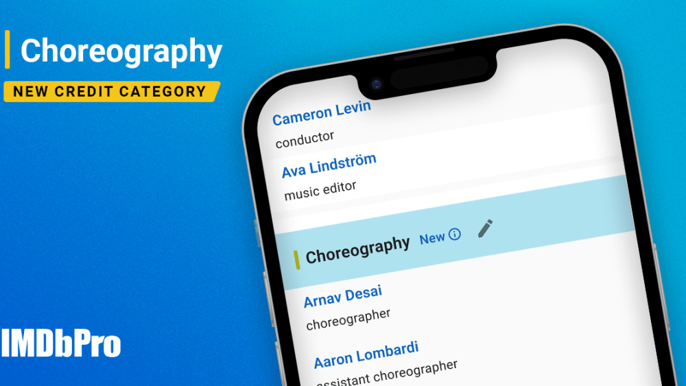 IMDb adiciona coordenação de intimidade, dublagem e mais categorias