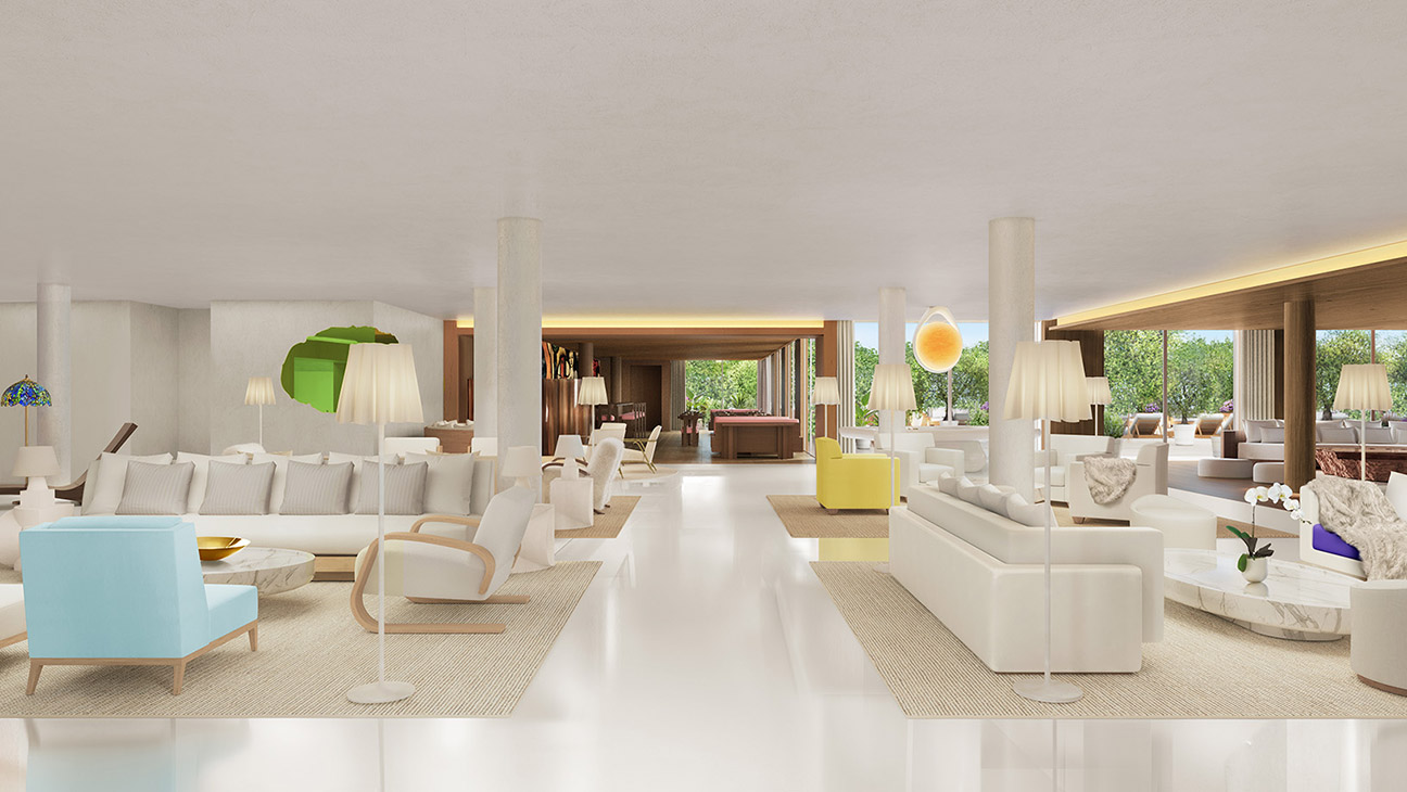 PUBLIC West Hollywood lobby rendering