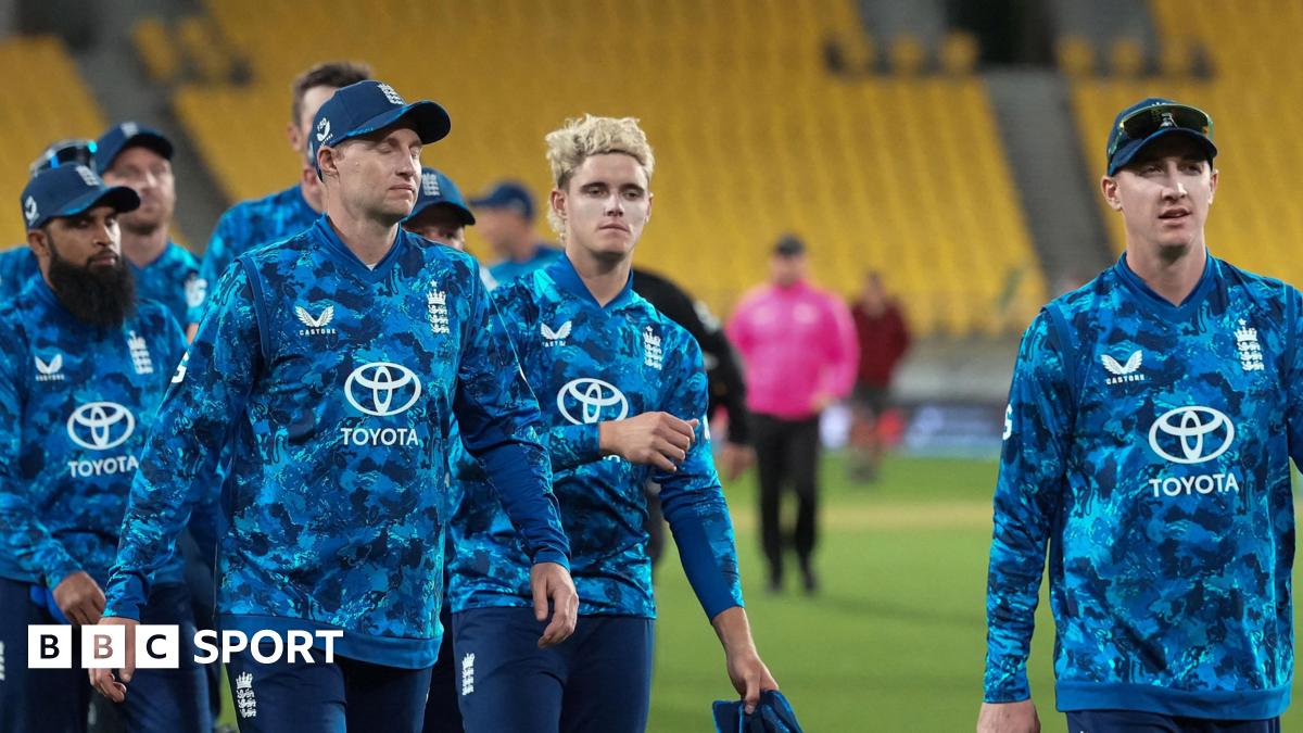 Harry Brook leads England team from the field in Wellington