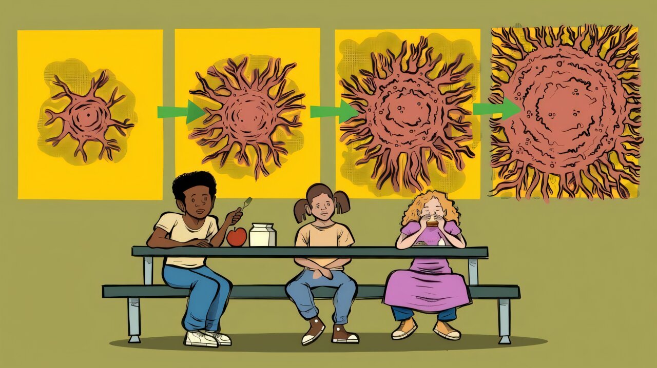 Insegurança alimentar ligada ao crescimento tumoral em neuroblastoma pediátrico