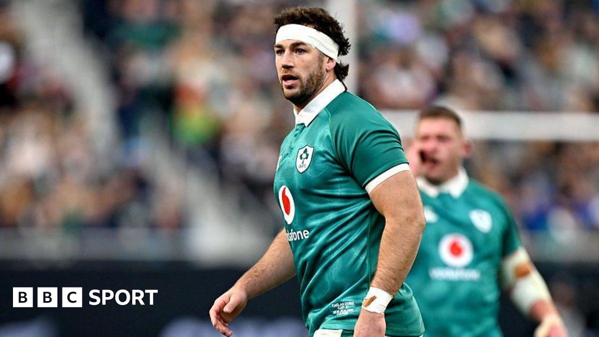 Irlanda x Japão: Caelan Doris será titular no retorno de Tadhg Beirne
