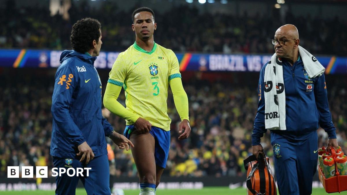 Arsenal defender Gabriel injured while playing for Brazil