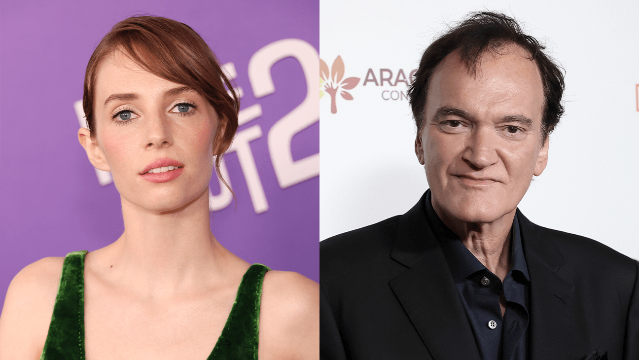 Maya Hawke and Quentin Tarantino