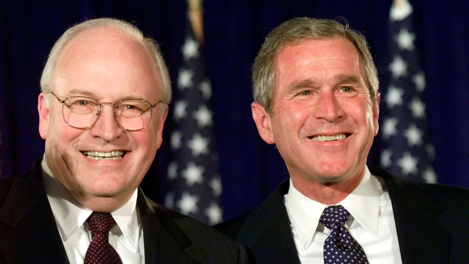 Dick Cheney with George W Bush. Pic: Reuters