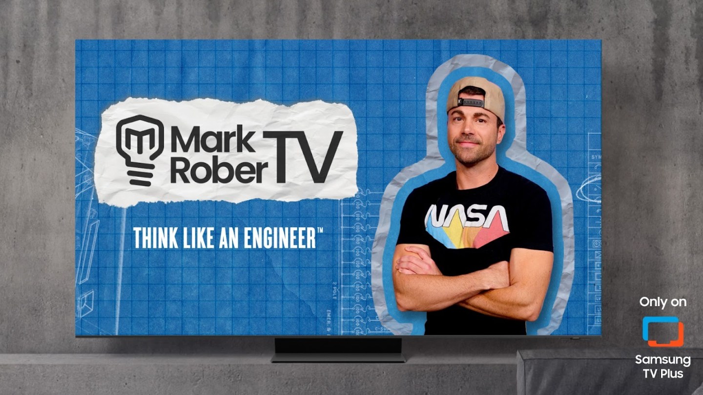 O criador do YouTube, Mark Rober, lança canal Samsung TV Plus