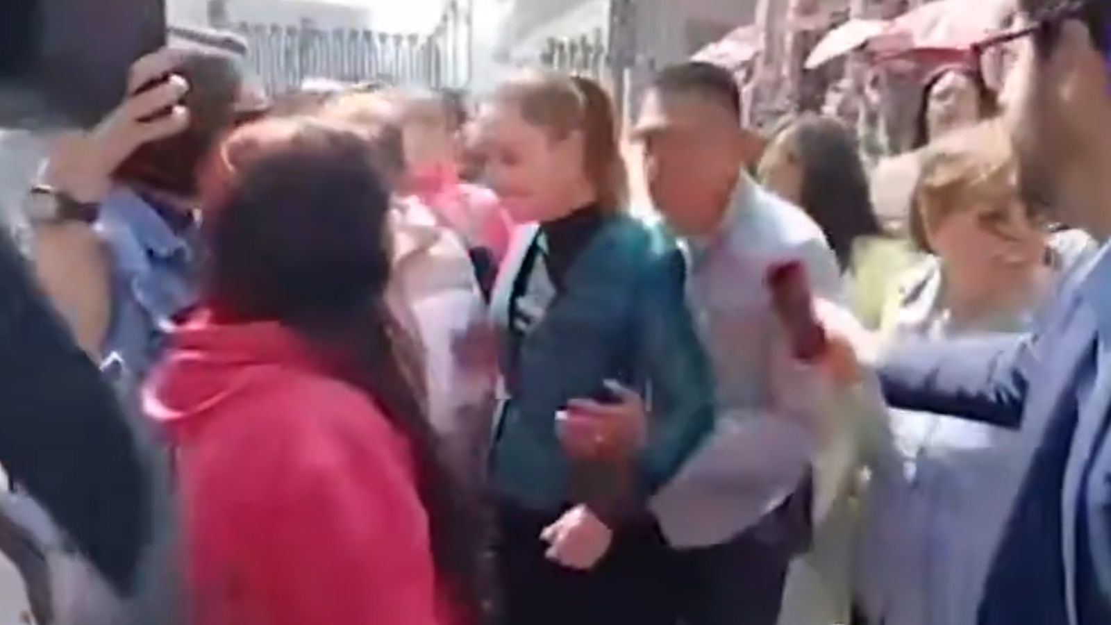 The video appeared to show a man groping and trying to kiss Mexico's president