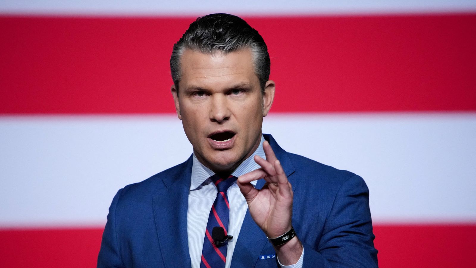 US secretary of war Pete Hegseth. Pic: Reuters