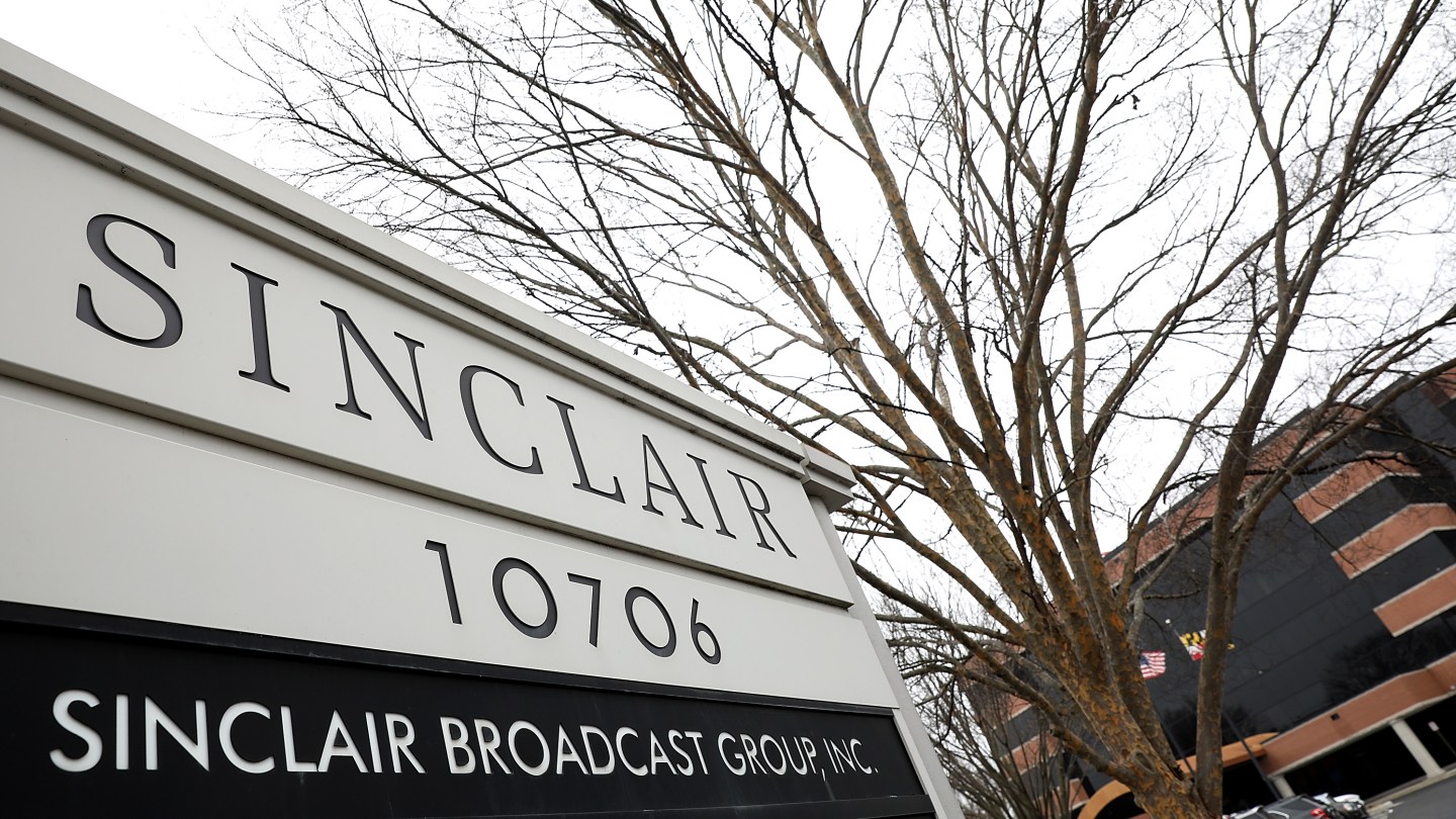 Sinclair tenta comprar EW Scripps em mega negócio de estação de TV local