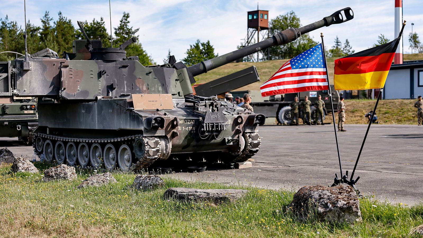 The US Army Garrison Bavaria is headquartered in Grafenwoehr, Germany. File pic: Daniel L'b/picture-alliance/dpa/AP